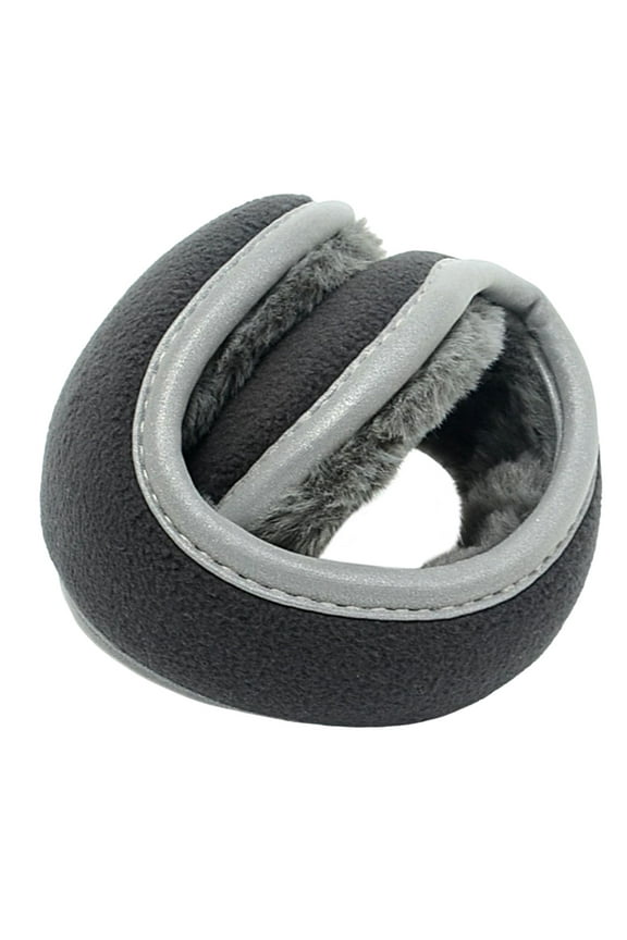 Folded Ear Warmers, Comfortable Ear Cover Warm , Men Earmuffs Winter Ear Muffs for Riding Outdoor Skiing Cold Weather Traveling Gray