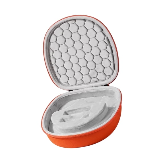 Folded Over-Ear Headphone Carrying Case with Molded Storage Compartment ...