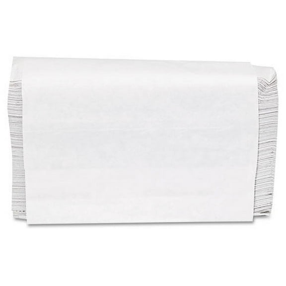 Folded Paper Towels, Multifold, 9 x 9.45, White, 250 Towels/Pack, 16 Packs/Carton | Bundle of 10 Cartons