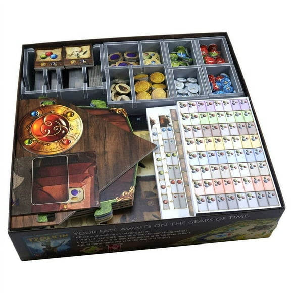 Folded Space Alchemists and The Kings Golem Expansion Board Game Box Inserts