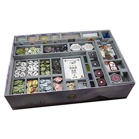 Folded Space Anachrony and Exosuit Board Game Box Inserts