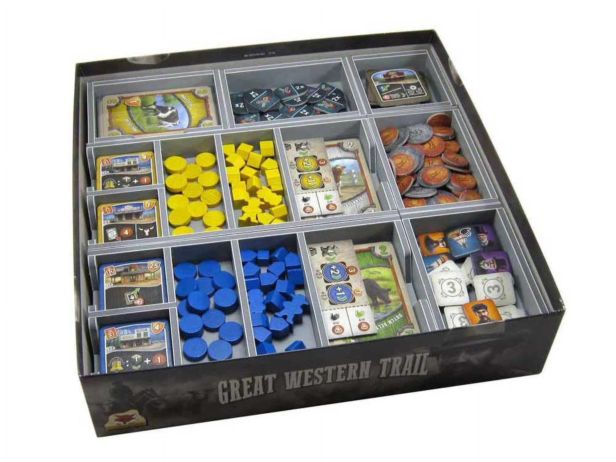 Folded Space Great Western Trail and Expansions Board Game Box Inserts