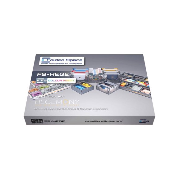 Folded Space: Hegemony Board Game Organizer (Colour Insert)