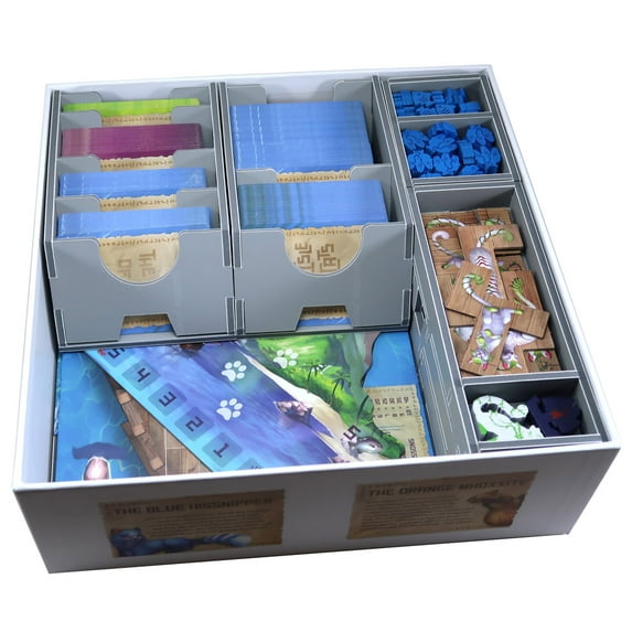 Folded Space Isle of Cats and Expansions Board Game Box Inserts