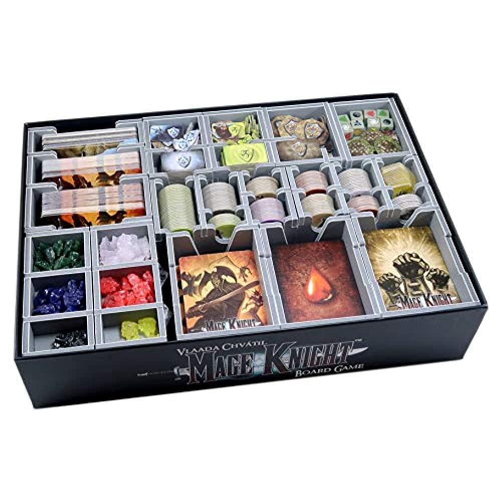 mage knight ultimate edition card sleeves Ryker | Compatible with Protector | PVC and Acid Free | Clear Sleeves Top loaders for Card Games | Standard Matte Card Sleeves This huge insert fits into the Ultimate Edition box and holds all the components Mage Knight: Ultimate Edition |