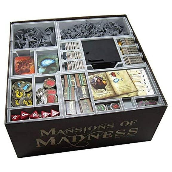 Folded Space Mansions of Madness 2nd Edition and Expansions Board Game Box Inserts
