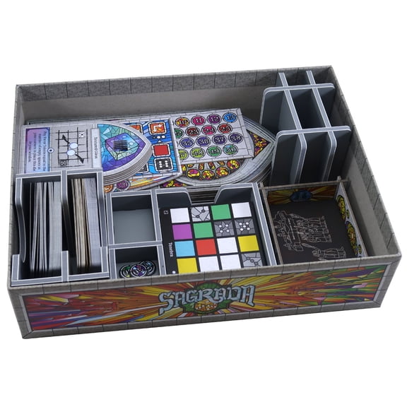 Folded Space Sagrada and Expansions Board Game Box Inserts