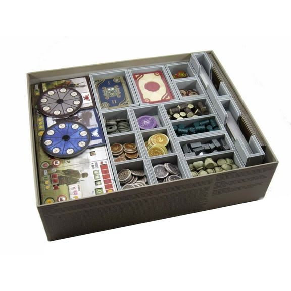 Folded Space Scythe and Invaders from Afar Board Game Box Inserts