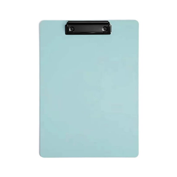 Folder Board, Office Supplies, Thickened Durable Plastic Writing Board with Colorful Clips for Document Organization, Versatile Home and Office Use, Eco-Friendly Material