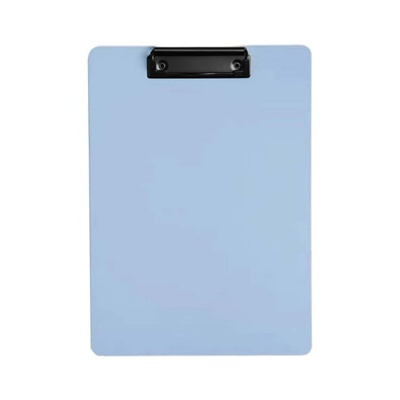 Folder Board, Office Supplies, Thickened Durable Plastic Writing Board with Colorful Clips for Document Organization, Versatile Home and Office Use, Eco-Friendly Material