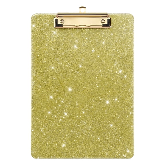 Folder for Documents, Glitter Clipboard with Storage, A4 Size Document Holders Filing Envelopes, Sparkle Plastic Organizer Case Box for Studying Essentials,Teacher Must Haves