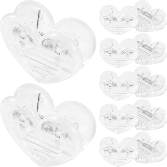Folder Transparent Paper Clips Photo Accessory 15 Pcs Cute Multifunction Abs Nativity Decor Office Supplies