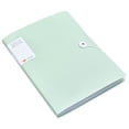 thumbnail image 1 of Plastic demo book Portfolio folder Transparent sleeve protector Displays book file organizer sheet music artwork - green, 1 of 5