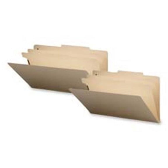 Folders- 2 Dividers- Legal- 14-.75in.x10in.- Manila