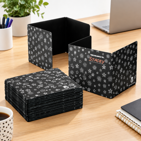 Folders For Stu Desk Dividers Testing Shields 25 Pack