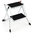 thumbnail image 1 of Folding 2 Step Ladder wiht Anti-Slip Pedal and Large Foot Pads, 1 of 5