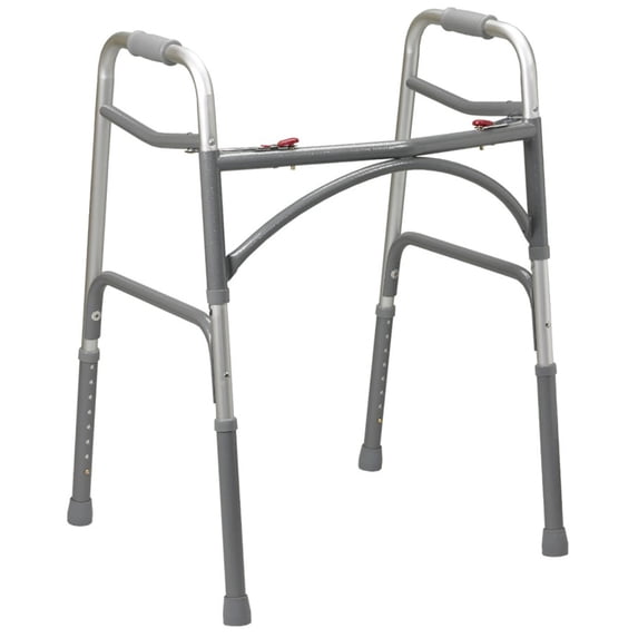 Folding 2-button walker, junior, 1 ea