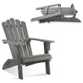 Folding Adirondack Chair, Lumber Chair, Durable AllWeather Patio
