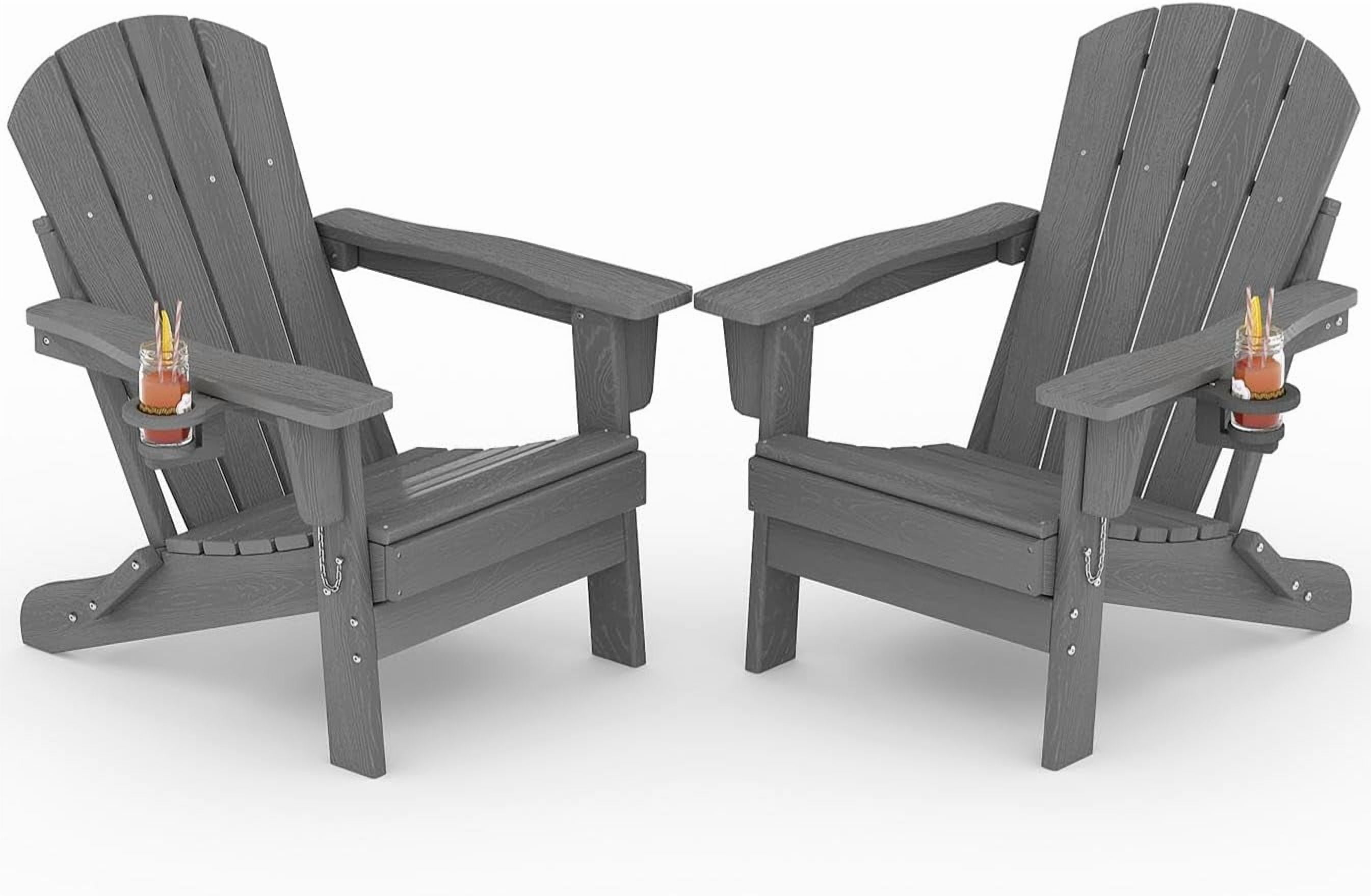 GOGRANT Adirondack Chairs, Gray