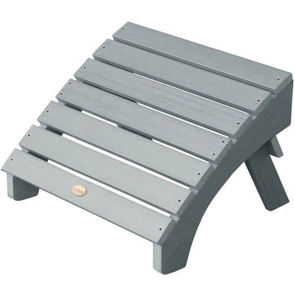 Coastal Teak High-Grade Poly Lumber Folding Ottoman