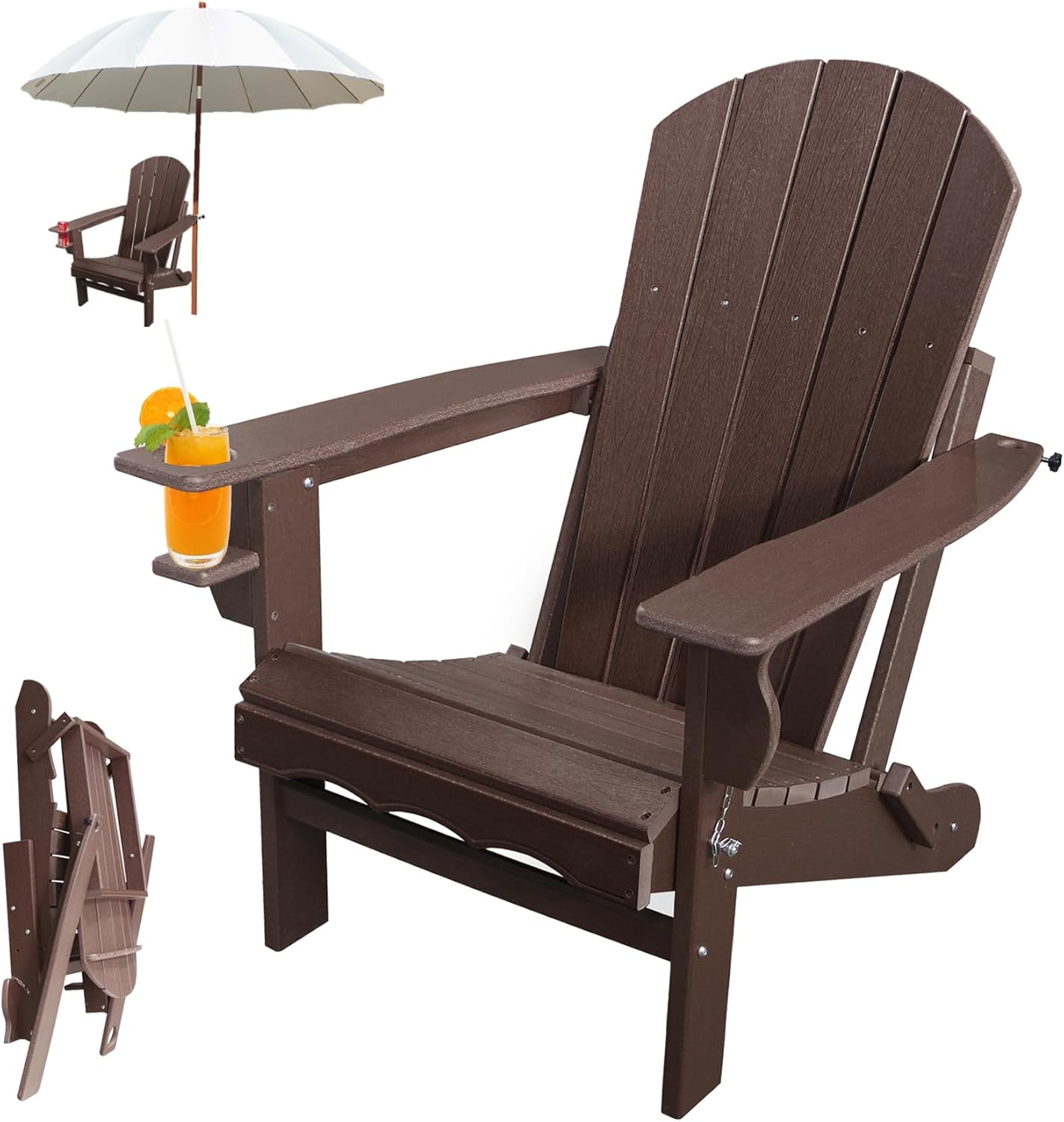 Folding Adirondack Outdoor Chairs Plastic Adirondack Patio Chair with