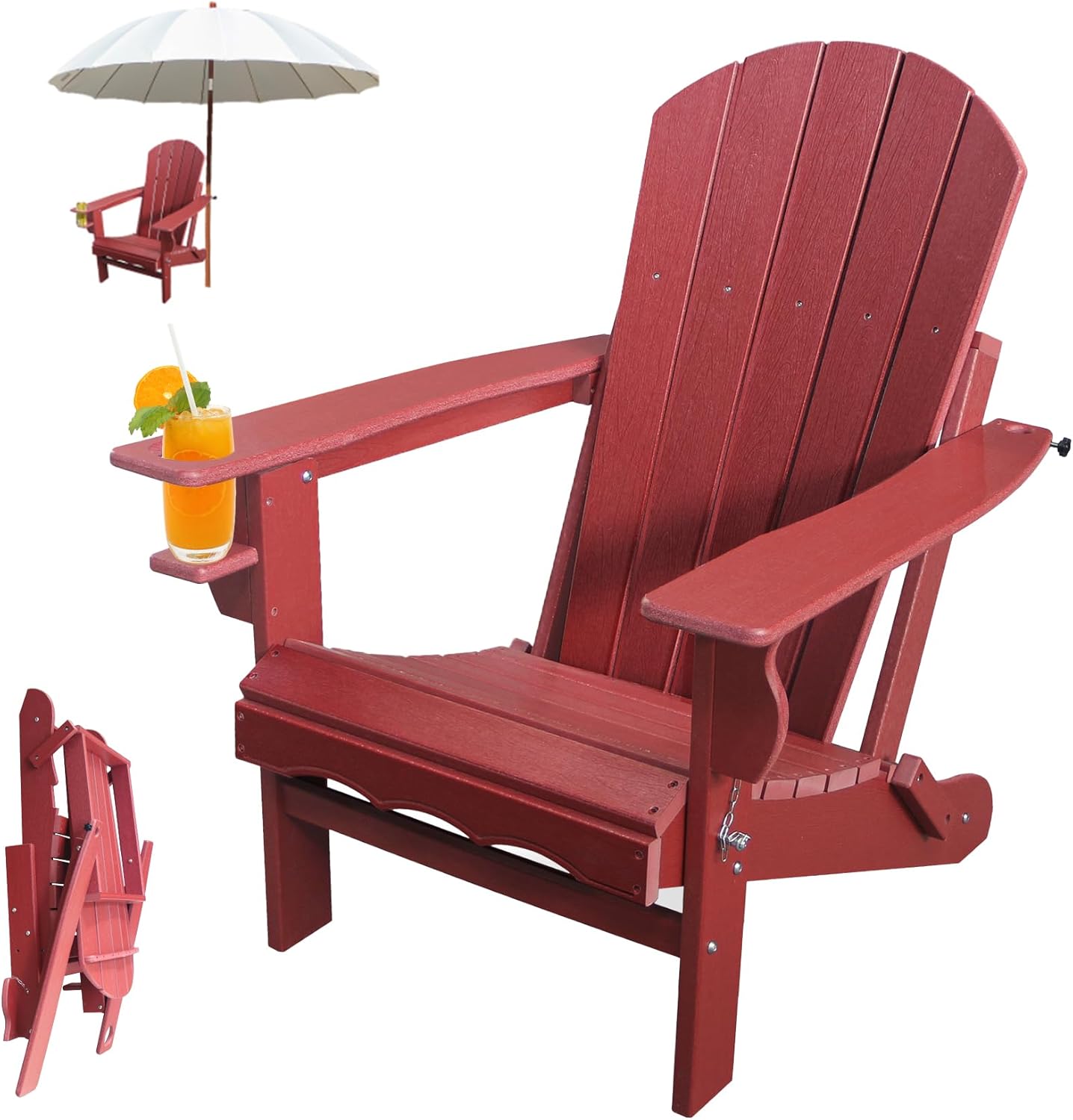 Folding Adirondack Outdoor Chairs Plastic Adirondack Patio Chair with