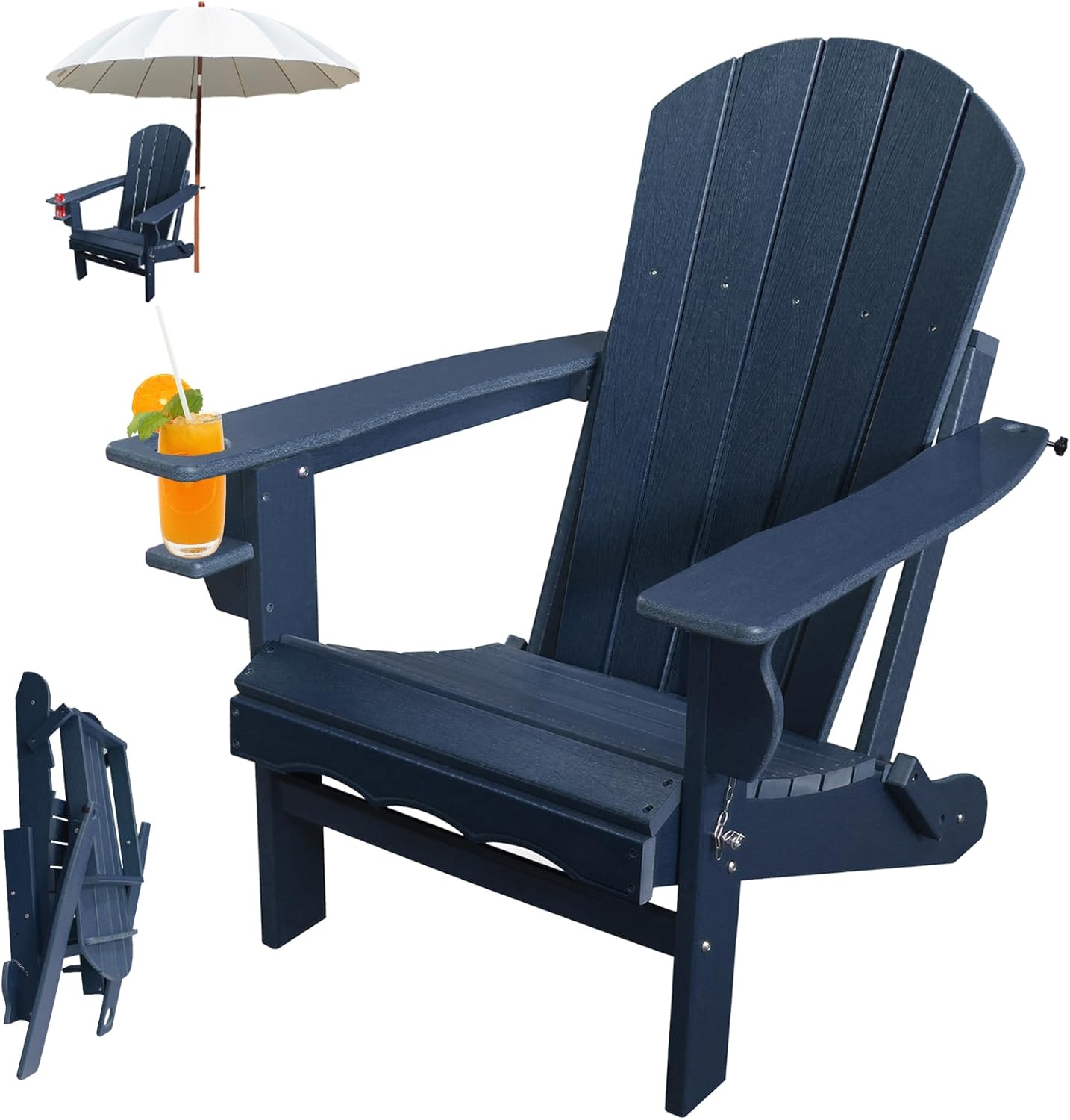 Folding Adirondack Outdoor Chairs Plastic Adirondack Patio Chair with