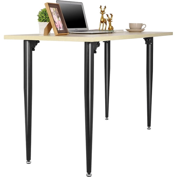 Folding Adjustable Table Legs 2 PCS, Adjustable Height 22.5”- 34.5” DIY Desk Legs, Foldable Furniture Legs for Outdoor Camper, RV, Coffee Dinner Table, Tabletops, Kitchen