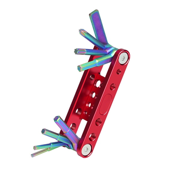 Folding Allen Wrench Set Aluminum Alloy M6 1/4inch Screw Holes For Camera Photography General Repair Tool for Worker