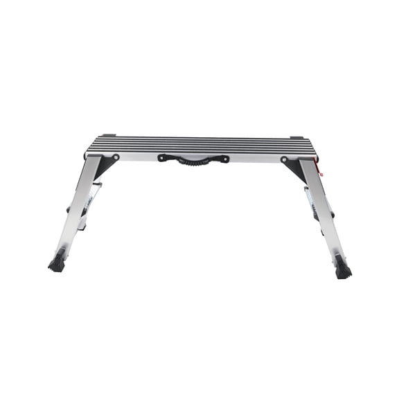 Folding Aluminum Drywall Stool Ladder - 660lb Capacity Work Platform 50.8"L x 20.3"W x 19.7"H