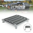thumbnail image 1 of Frezon Silver, 19" x 12", Aluminum RV Steps, Adjustable Height with Non-Slip Gripper Strips, 1 of 9