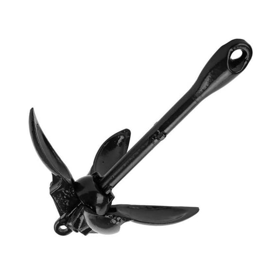 Folding Anchor Grapnel 3.5LB for Dinghies for Watercraft for Inflatable Boat