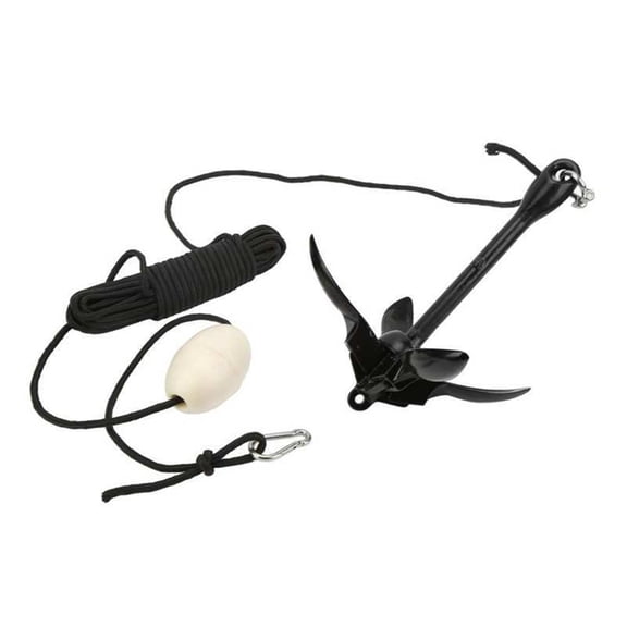 Folding Anchors Kit Foldable Anchor Firm Lock for Inflatable Boat