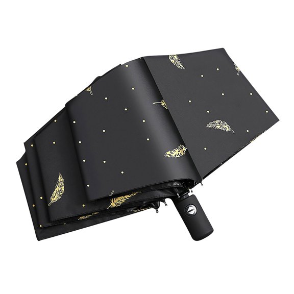 Folding Automatic Umbrella For Men Women Students, Cute Sunshade Anti-Ultraviolet Rain And Sunny Dual-Use, Sturdy Frame Wind-Resistant System Compact Lightweight Easy To Carry