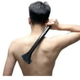 thumbnail image 1 of Folding Back Hair Shaver Long Handle for Men, 3.55" Width, Men's Body Hair Removal., 1 of 5