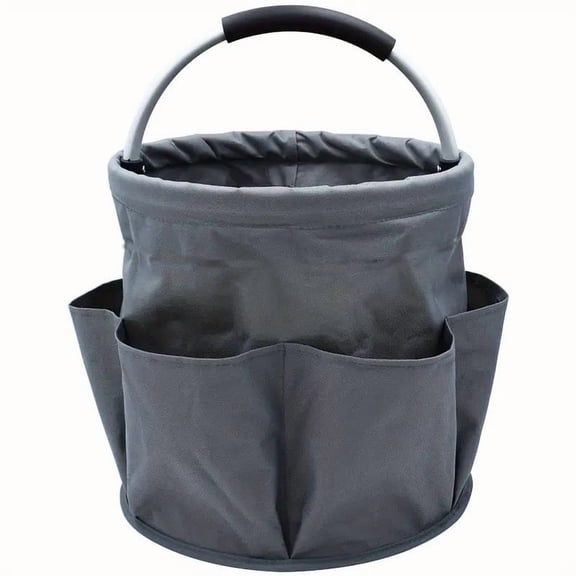 Folding Basket with Handles: Portable Picnic Baskets, Outdoor Beach Baskets, Garden Picking Baskets, Gift Baskets, Collapsible Bathroom Storage Baskets