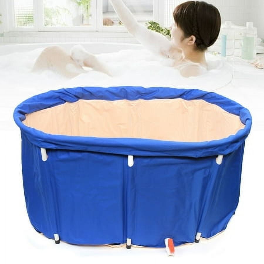 Folding Bathtub Adult Spa Bath Bucket Water Tub Indoor Outdoor Swim