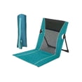 thumbnail image 1 of Folding Beach Chair Mat with Backrest Portable Lightweight Outdoor Seat with Carry Bag Breathable Mesh Seat for Picnic Beach Garden Camping Green, 1 of 5