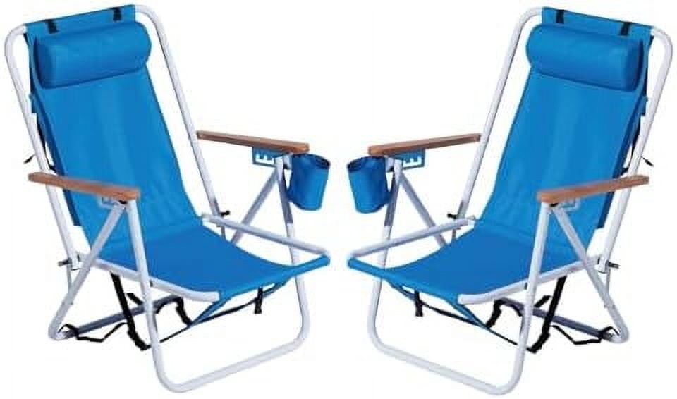 Folding Beach Chair For Adults, 4 Position Portable Backpack Foldable Camping Chair With Headrest Cup Holder And Wooden Armrests Pink Set Of 2 980d6d7e 79b1 45c3 A523 F22ee055984c.175b8a3c99c1fbddcb8b371e46dbf627