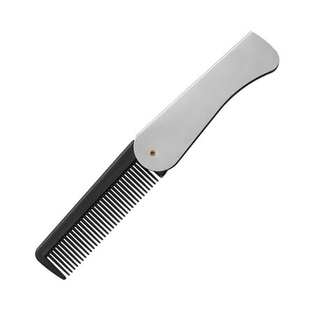Folding Beard Comb Anti Static Mini Men's Pocket Comb for Everyday Grooming