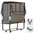 Folding Bed with 5 Inch Foam Mattress, 75" x 31" Rollaway Bed, Cot Size
