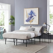 Folding Bed Frame Folding Metal Bed Frame - Mattress Foundation by Naomi Home-Bed Size: Full, Color: Black
