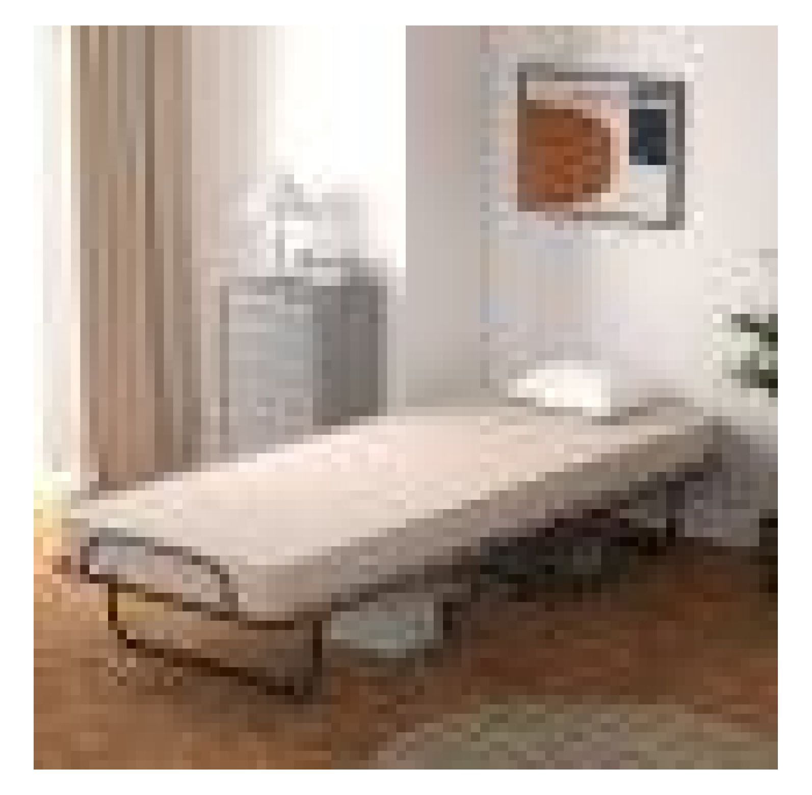 Folding Bed with Memory Foam Mattress, Sturdy Metal Frame - Portable Rollaway Guest Bed with Wheels, 75x32x13in, 440lbs Capacity, Navy/Beige, for Living Room, Bedroom, Office