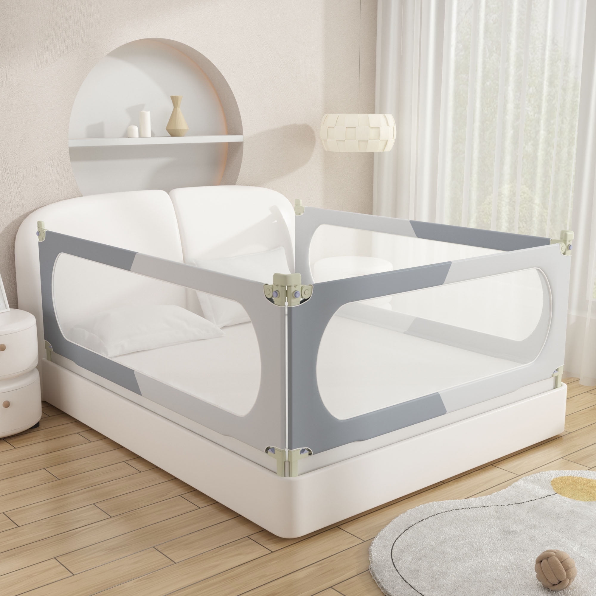 Folding Bed Rails for Toddlers 59'' - Walmart.com