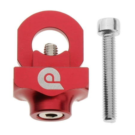 Folding Bike BMX Chain Tensioner Fastener Adjuster Chain Jump Stopper , Red