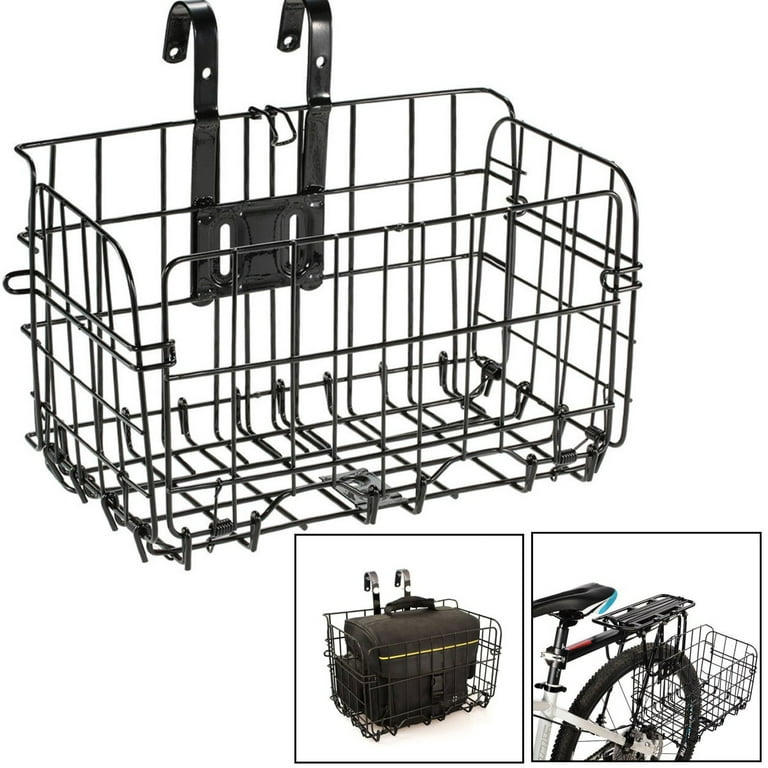 Push store bike basket