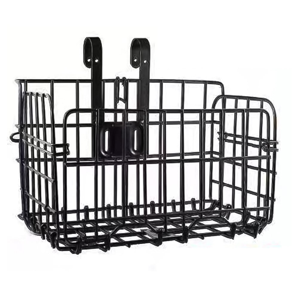 Folding Bike Basket With Hook Front Basket Rear Basket For Mountain Bike