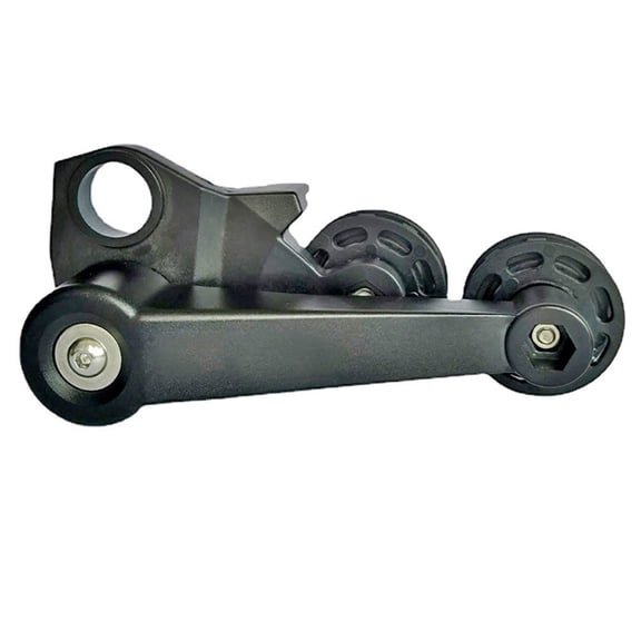 Folding Bike Chain Tensioner For Brompton, Engineering Plastic Guide Wheel With 10T Pulley, Supports Inner 3 Speed And Outer 1/2/3 Speed Setups, Lightweight Black Rear Derailleur Part