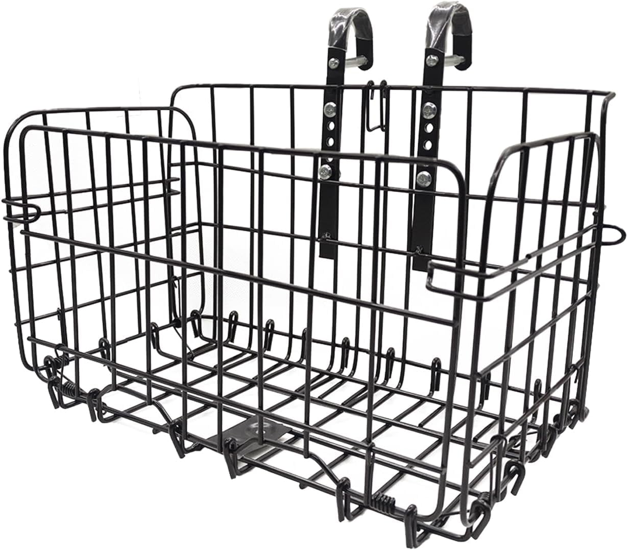 GVDB Foldable Front/Rear Bike Basket, Adjustable, Rust Proof, Easy