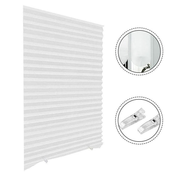 Folding Blind Full Blackout Curtains Privacy Screen Blackout Blinds for Window